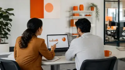 HR dan pemimpin penjualan berdiskusi di kantor modern tentang penyesuaian sales strategy menghadapi kenaikan biaya produksi